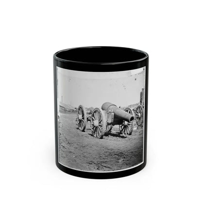 Richmond, Va. Captured Siege Guns At Rocketts 001 (U.S. Civil War) Black Coffee Mug-11oz-Go Mug Yourself