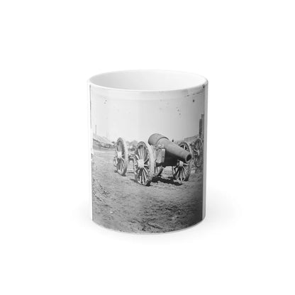 Richmond, Va. Captured Siege Guns at Rocketts 001 (U.S. Civil War) Color Changing Coffee Mug 11oz-11oz-Go Mug Yourself