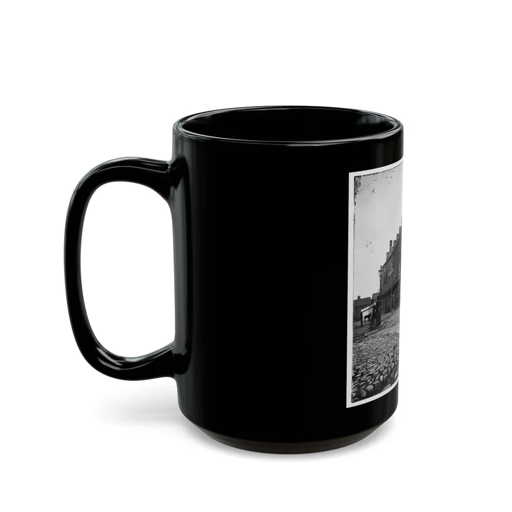 Richmond, Va. Castle Thunder, Cary Street (U.S. Civil War) Black Coffee Mug-Go Mug Yourself