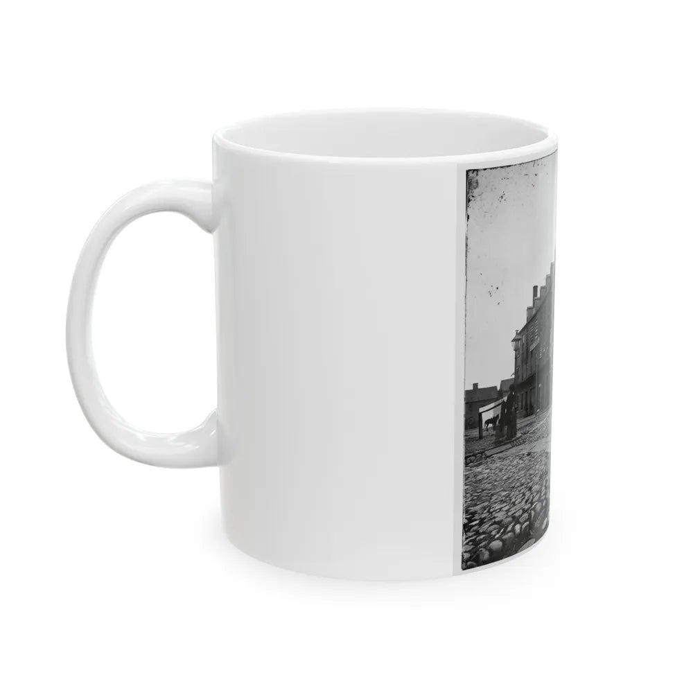 Richmond, Va. Castle Thunder, Cary Street (U.S. Civil War) White Coffee Mug-Go Mug Yourself