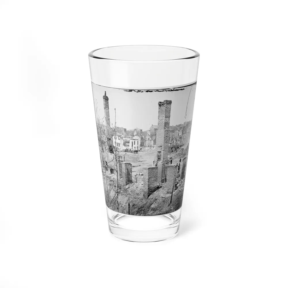 Richmond, Va. Chimneys Standing In The Burned District (U.S. Civil War) Pint Glass 16oz-16oz-Go Mug Yourself