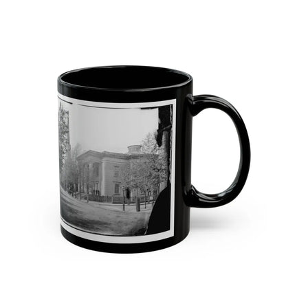 Richmond, Va. City Hall; Sycamore Church Beyond (Capitol Street) (U.S. Civil War) Black Coffee Mug-Go Mug Yourself