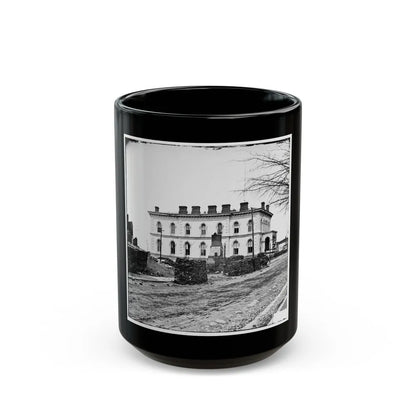 Richmond, Va. Custom House, Standing Among The Ruins (U.S. Civil War) Black Coffee Mug-15oz-Go Mug Yourself