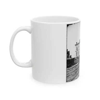 Richmond, Va. Custom House, Standing Among The Ruins (U.S. Civil War) White Coffee Mug-Go Mug Yourself