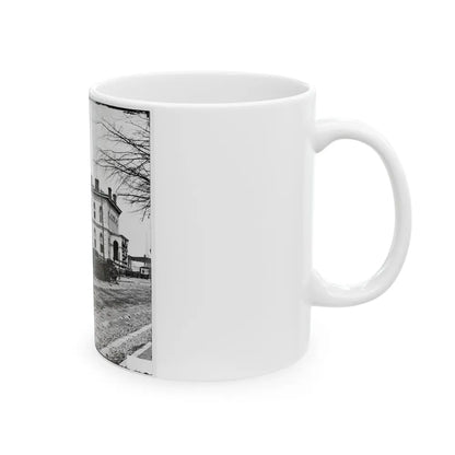 Richmond, Va. Custom House, Standing Among The Ruins (U.S. Civil War) White Coffee Mug-Go Mug Yourself