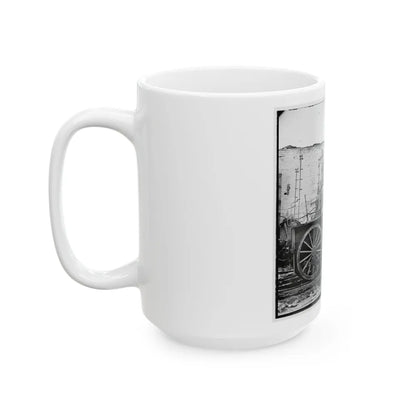 Richmond, Va. Damaged Locomotives (U.S. Civil War) White Coffee Mug-Go Mug Yourself