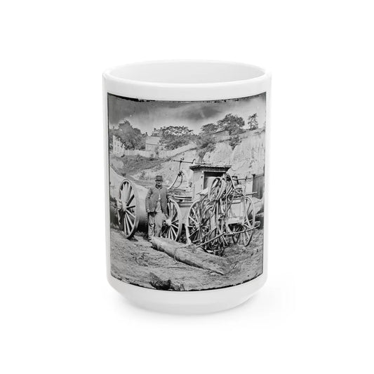 Richmond, Va. Fire Engine No. 3 (U.S. Civil War) White Coffee Mug-15oz-Go Mug Yourself