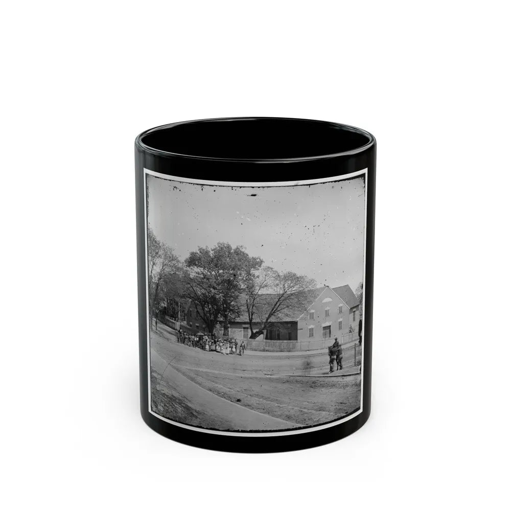 Richmond, Va. First African Church (Broad Street) (U.S. Civil War) Black Coffee Mug-11oz-Go Mug Yourself