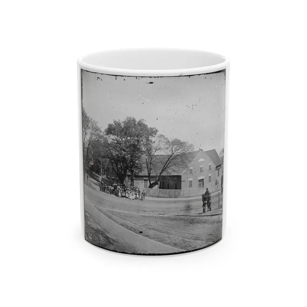 Richmond, Va. First African Church (Broad Street) (U.S. Civil War) White Coffee Mug-11oz-Go Mug Yourself