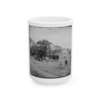 Richmond, Va. First African Church (Broad Street) (U.S. Civil War) White Coffee Mug-15oz-Go Mug Yourself