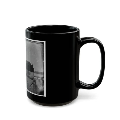 Richmond, Va. Front And Side View Of Libby Prison (U.S. Civil War) Black Coffee Mug-Go Mug Yourself