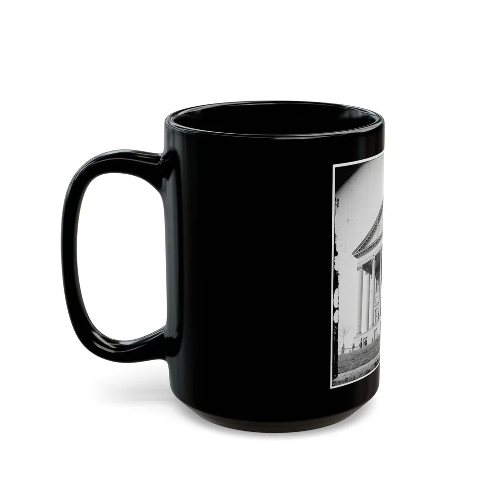 Richmond, Va. Front View Of Capitol (U.S. Civil War) Black Coffee Mug-Go Mug Yourself