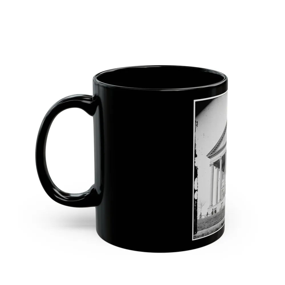 Richmond, Va. Front View Of Capitol (U.S. Civil War) Black Coffee Mug-Go Mug Yourself