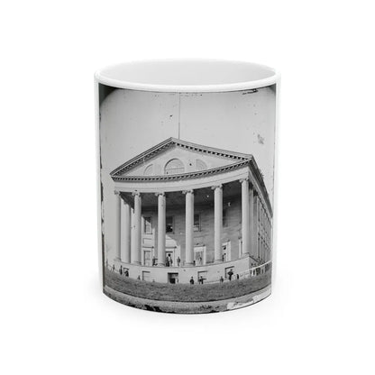 Richmond, Va. Front View Of Capitol (U.S. Civil War) White Coffee Mug-11oz-Go Mug Yourself