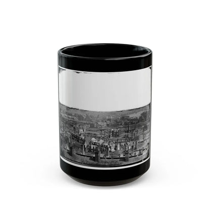 Richmond, Va. General View Of The Burned District (U.S. Civil War) Black Coffee Mug-15oz-Go Mug Yourself