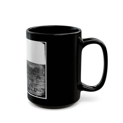 Richmond, Va. General View Of The Burned District (U.S. Civil War) Black Coffee Mug-Go Mug Yourself