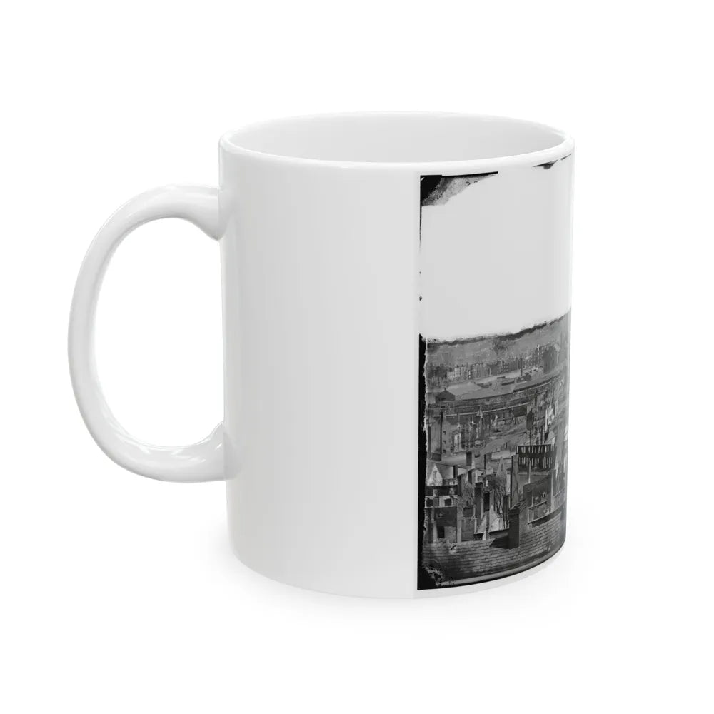 Richmond, Va. General View Of The Burned District (U.S. Civil War) White Coffee Mug-Go Mug Yourself