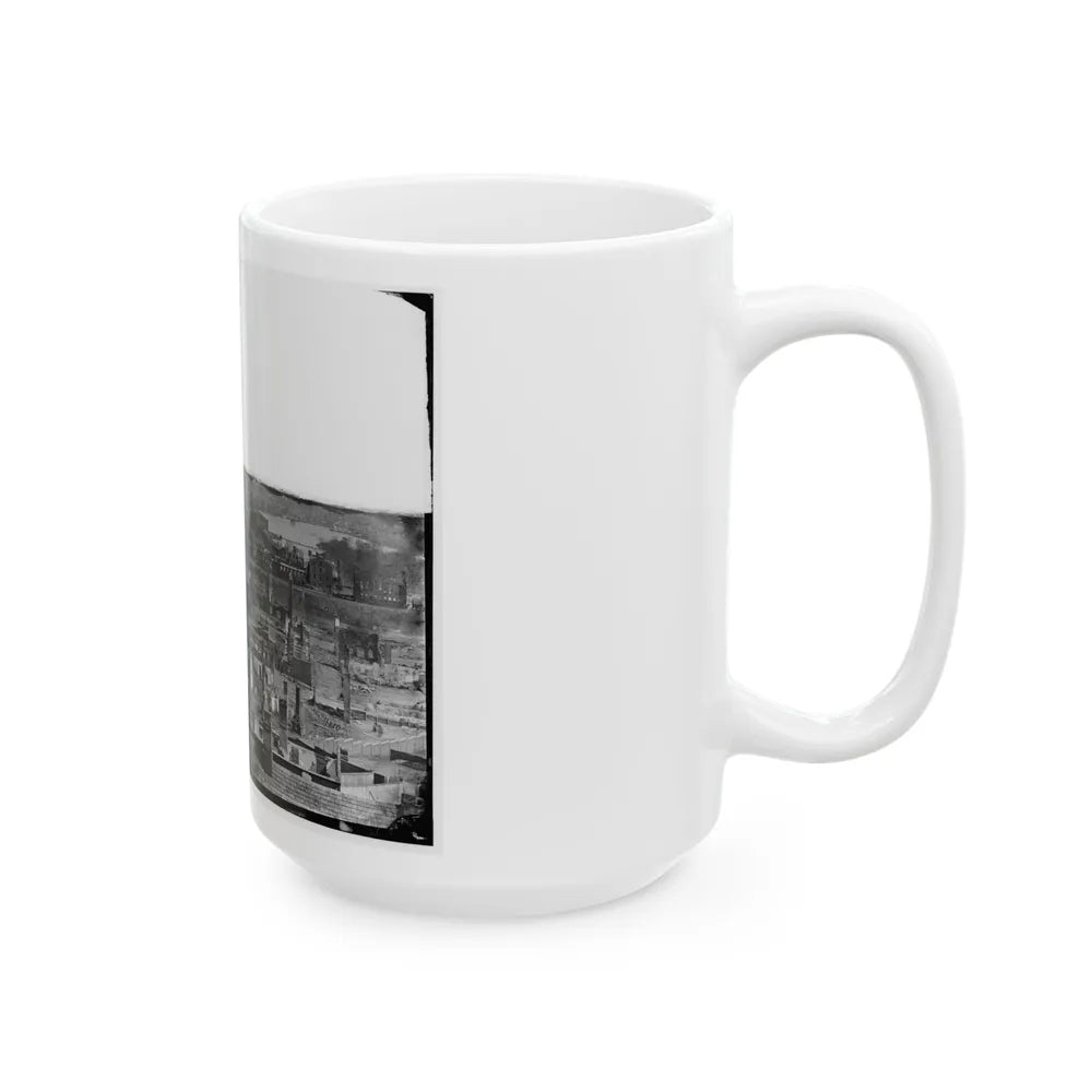 Richmond, Va. General View Of The Burned District (U.S. Civil War) White Coffee Mug-Go Mug Yourself