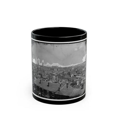 Richmond, Va. General View, With Ruins, From Gambles Hill (U.S. Civil War) Black Coffee Mug-11oz-Go Mug Yourself