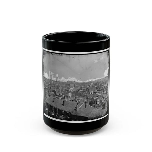 Richmond, Va. General View, With Ruins, From Gambles Hill (U.S. Civil War) Black Coffee Mug-15oz-Go Mug Yourself