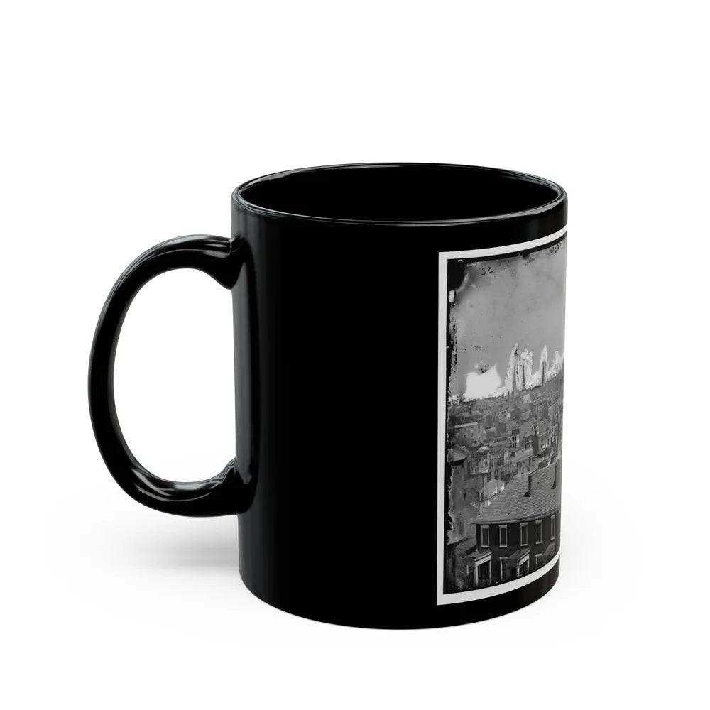 Richmond, Va. General View, With Ruins, From Gambles Hill (U.S. Civil War) Black Coffee Mug-Go Mug Yourself