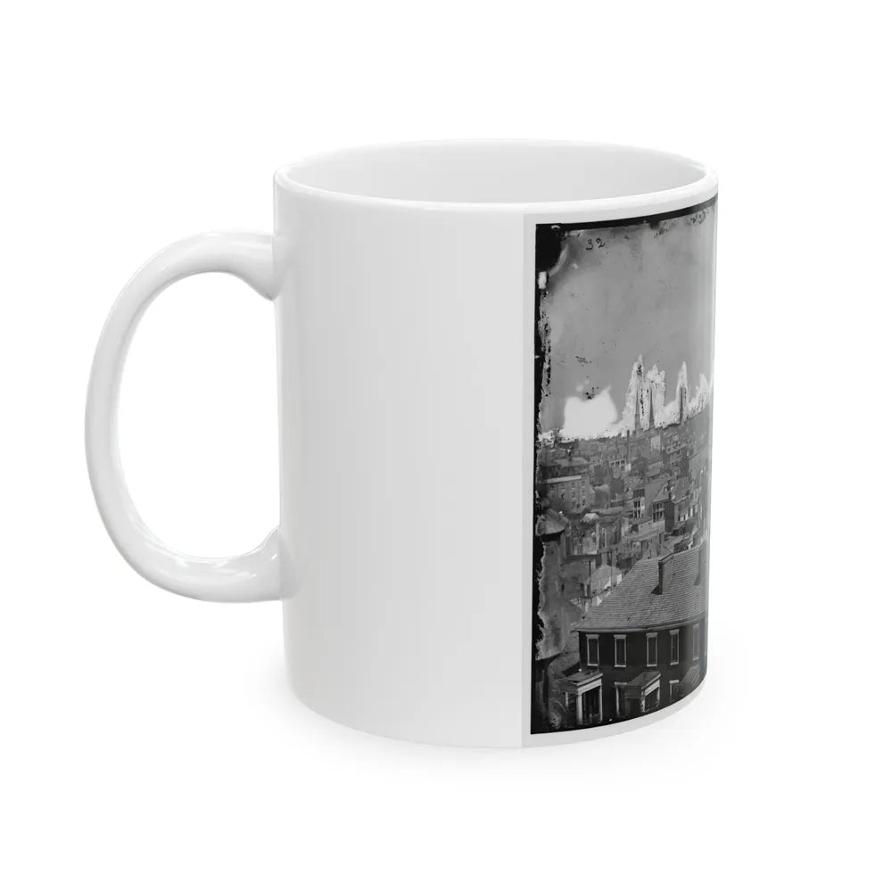 Richmond, Va. General View, With Ruins, From Gambles Hill (U.S. Civil War) White Coffee Mug-Go Mug Yourself