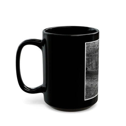 Richmond, Va. Grave Of Gen. J. E. B. Stuart In Hollywood Cemetery, With Temporary Marker (U.S. Civil War) Black Coffee Mug-Go Mug Yourself