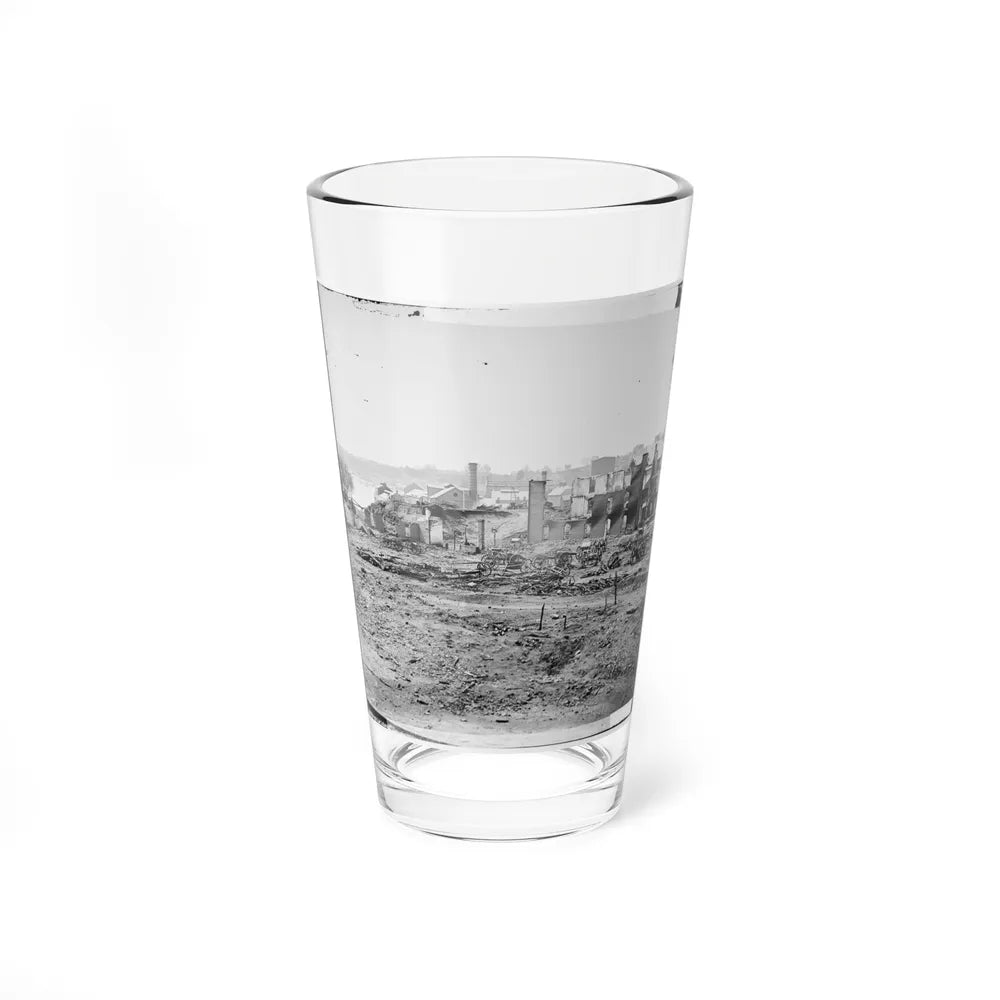 Richmond, Va. Guns And Ruined Buildings Near The Tredegar Iron Works (U.S. Civil War) Pint Glass 16oz-16oz-Go Mug Yourself