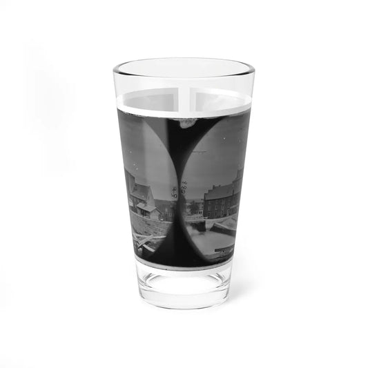 Richmond, Va. Haxall & Crenshaw's Flour Mill; Canal Lock In Foreground (U.S. Civil War) Pint Glass 16oz-16oz-Go Mug Yourself