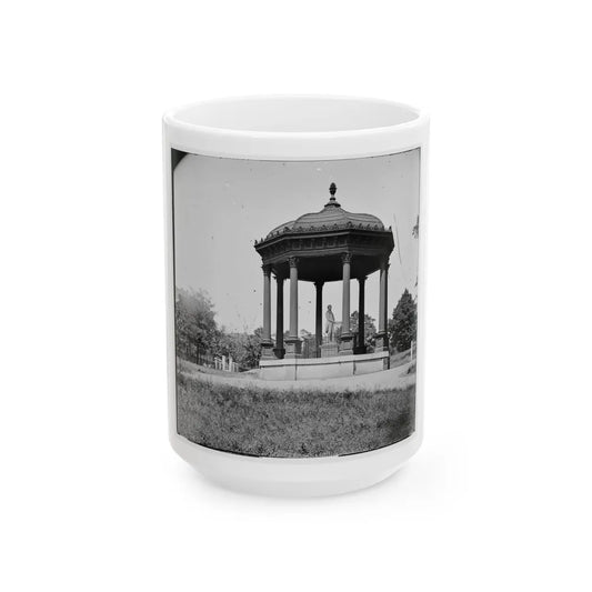 Richmond, Va. Henry Clay Memorial On The Capitol Grounds (U.S. Civil War) White Coffee Mug-15oz-Go Mug Yourself