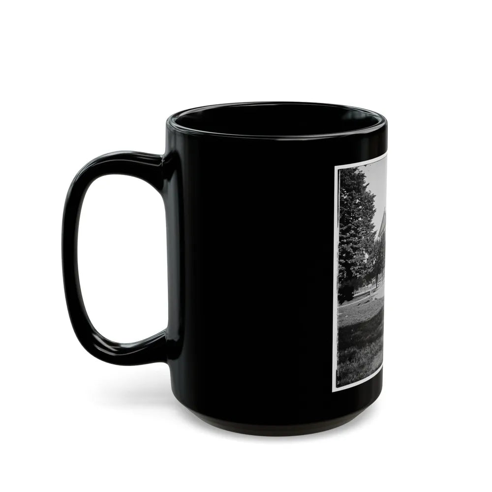 Richmond, Va. Left Side And Rear Of Capitol (U.S. Civil War) Black Coffee Mug-Go Mug Yourself