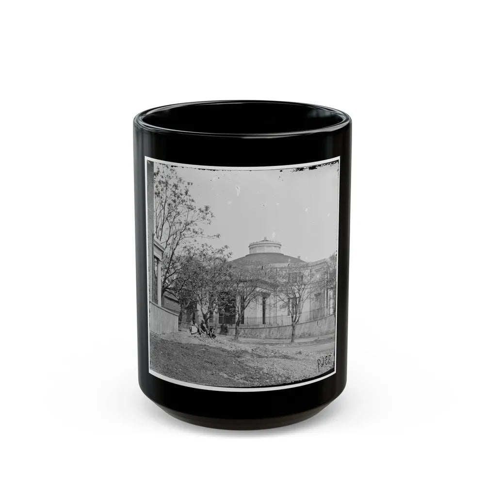 Richmond, Va. Monumental Church (U.S. Civil War) Black Coffee Mug-15oz-Go Mug Yourself