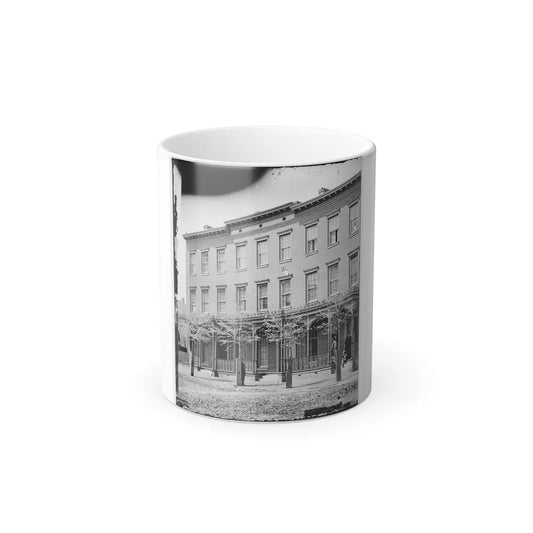 Richmond, Va. New York Newspaper Correspondents' Row (Between 4Th and 5Th Streets) (U.S. Civil War) Color Changing Coffee Mug 11oz-11oz-Go Mug Yourself