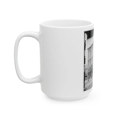 Richmond, Va. New York Newspaper Correspondents' Row (Between 4th And 5th Streets) (U.S. Civil War) White Coffee Mug-Go Mug Yourself