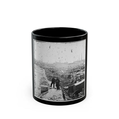 Richmond, Va. Park Of Captured Guns At Rocketts (U.S. Civil War) Black Coffee Mug-11oz-Go Mug Yourself