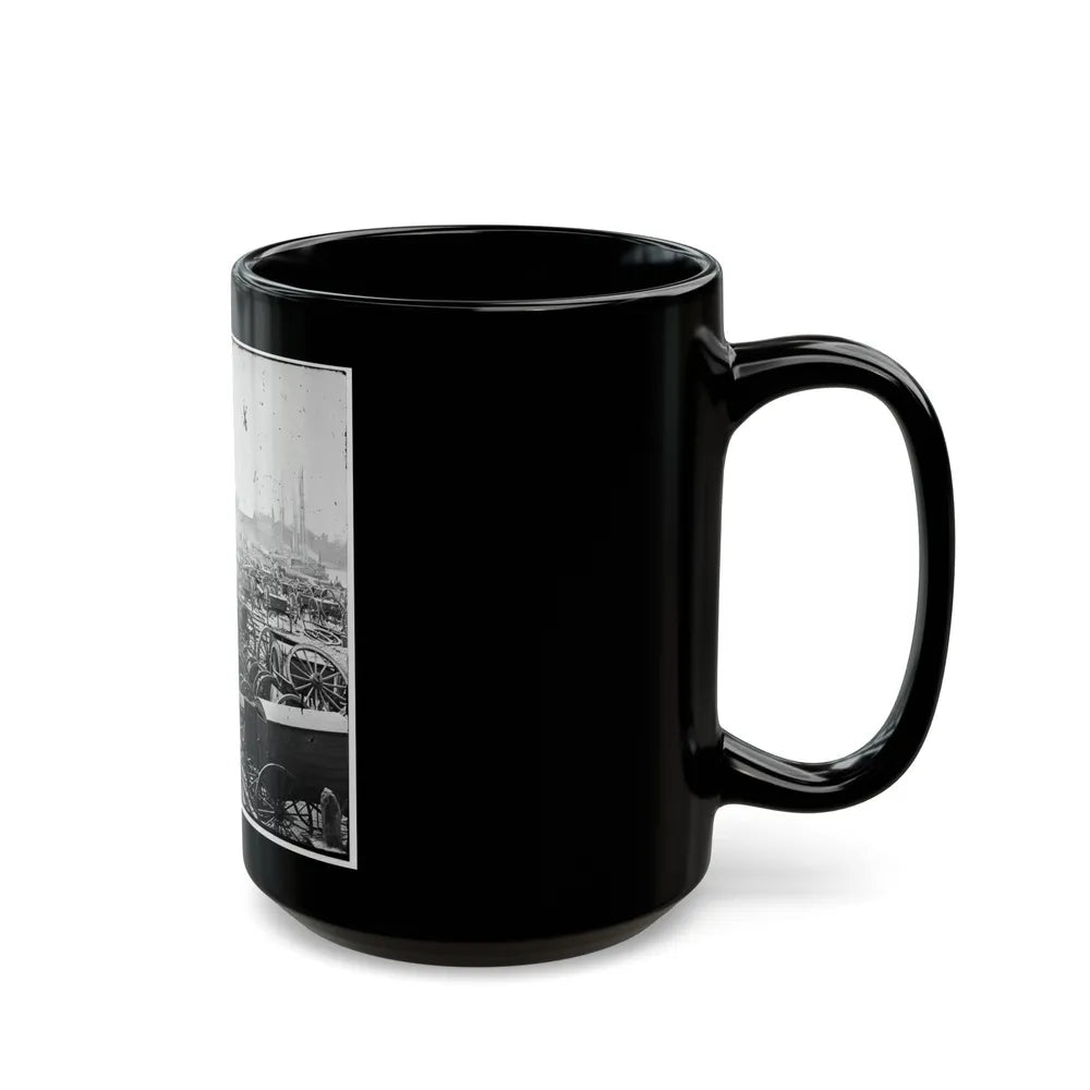 Richmond, Va. Park Of Captured Guns At Rocketts (U.S. Civil War) Black Coffee Mug-Go Mug Yourself