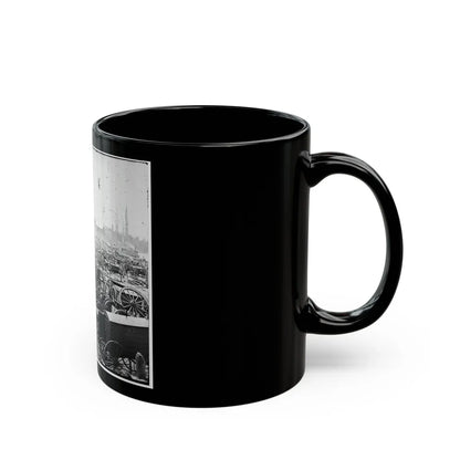 Richmond, Va. Park Of Captured Guns At Rocketts (U.S. Civil War) Black Coffee Mug-Go Mug Yourself