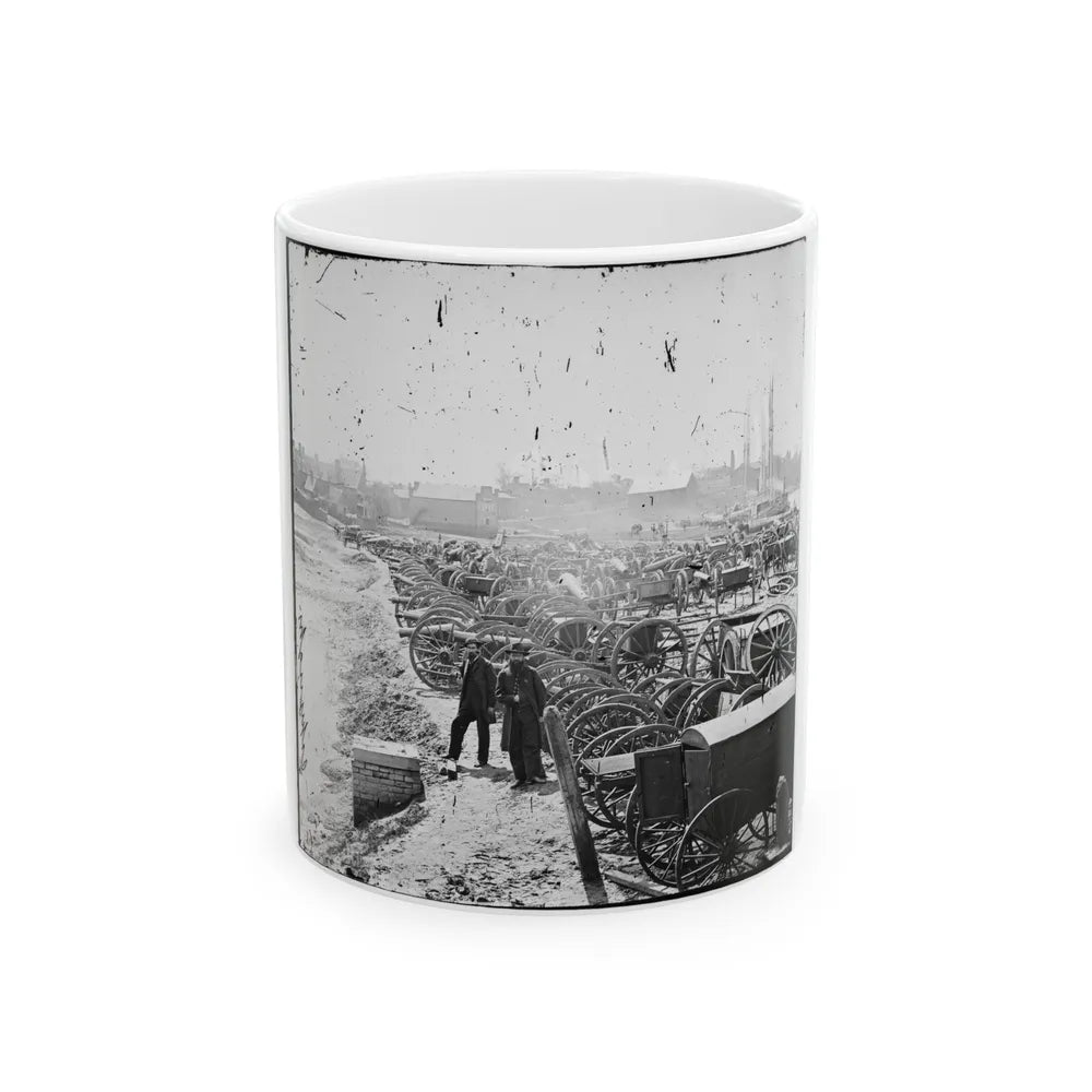 Richmond, Va. Park Of Captured Guns At Rocketts (U.S. Civil War) White Coffee Mug-11oz-Go Mug Yourself