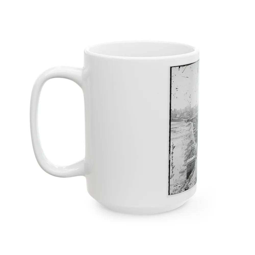 Richmond, Va. Park Of Captured Guns At Rocketts (U.S. Civil War) White Coffee Mug-Go Mug Yourself