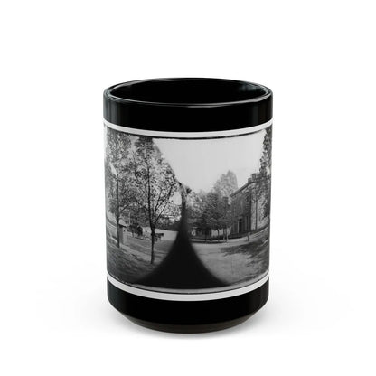 Richmond, Va. Residence Of Alexander H. Stephens, Vice President, C.S.A. (U.S. Civil War) Black Coffee Mug-15oz-Go Mug Yourself