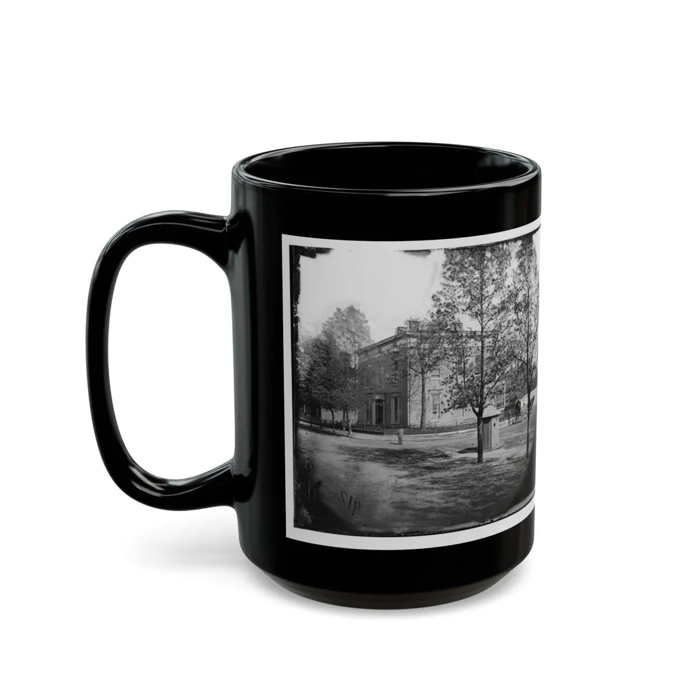 Richmond, Va. Residence Of Alexander H. Stephens, Vice President, C.S.A. (U.S. Civil War) Black Coffee Mug-Go Mug Yourself
