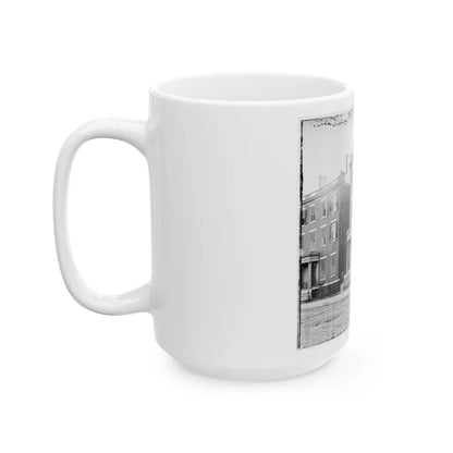 Richmond, Va. Residence Of Gen. Robert E. Lee (707 East Franklin Street) (U.S. Civil War) White Coffee Mug-Go Mug Yourself