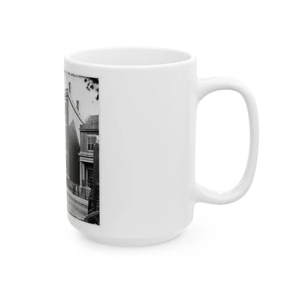 Richmond, Va. Residence Of Gen. Robert E. Lee (707 East Franklin Street) (U.S. Civil War) White Coffee Mug-Go Mug Yourself