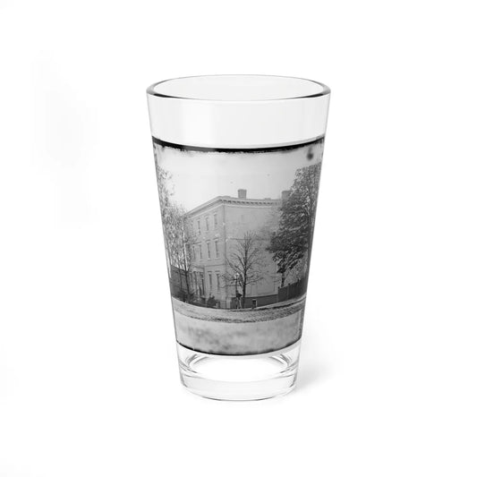 Richmond, Va. Residence Of Jefferson Davis (1201 East Clay Street); A Closer View (U.S. Civil War) Pint Glass 16oz-16oz-Go Mug Yourself