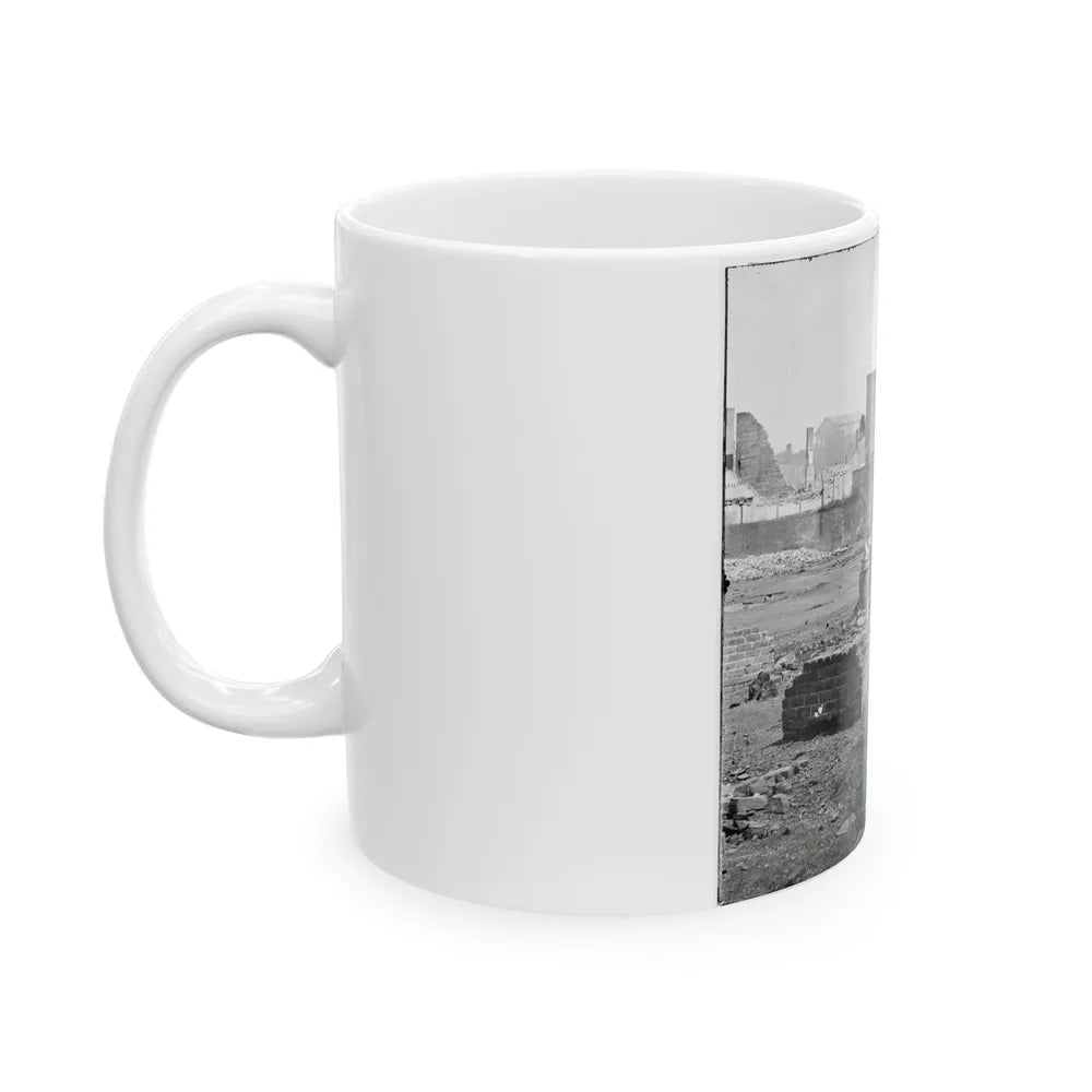 Richmond, Va. Ruined Buildings In The Burned District; Another View (U.S. Civil War) White Coffee Mug-Go Mug Yourself