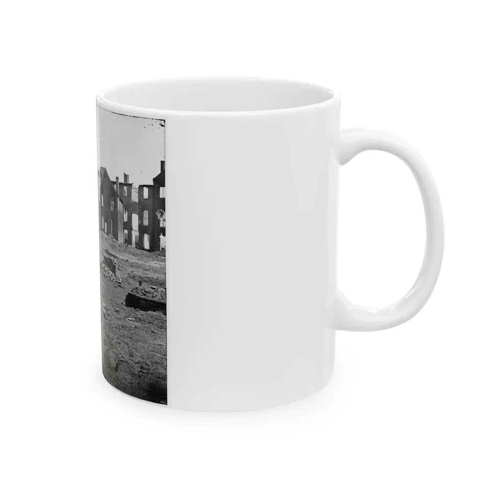 Richmond, Va. Ruined Buildings In The Burned District; Another View (U.S. Civil War) White Coffee Mug-Go Mug Yourself