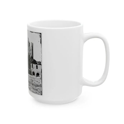 Richmond, Va. Ruined Buildings In The Burned District (U.S. Civil War) White Coffee Mug-Go Mug Yourself