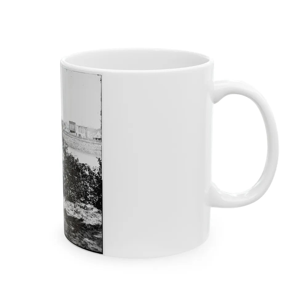 Richmond, Va. Ruins Of Mayo's Bridge; The City Beyond (U.S. Civil War) White Coffee Mug-Go Mug Yourself