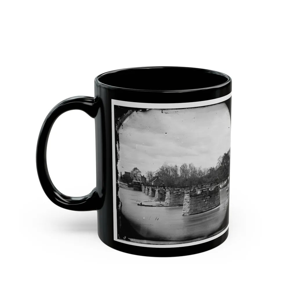 Richmond, Va. Ruins Of Mayo's Bridge (U.S. Civil War) Black Coffee Mug-Go Mug Yourself