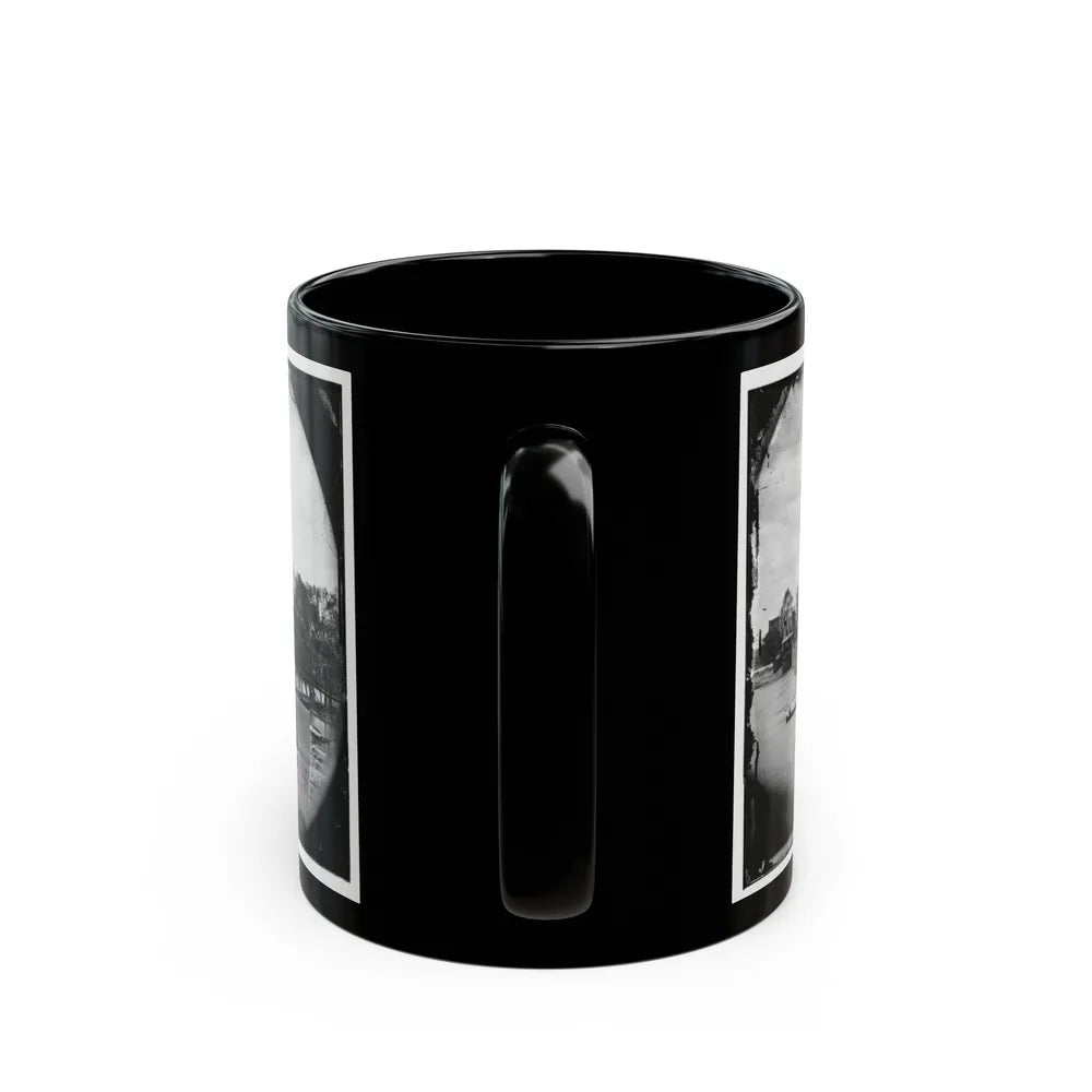 Richmond, Va. Ruins Of Mayo's Bridge (U.S. Civil War) Black Coffee Mug-Go Mug Yourself